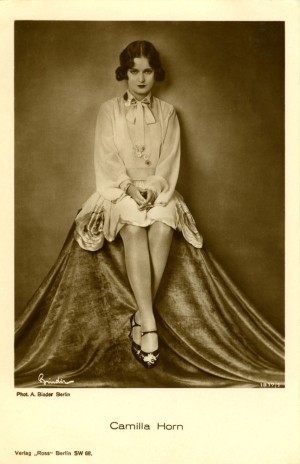 Camilla Horn (um 1926/27)