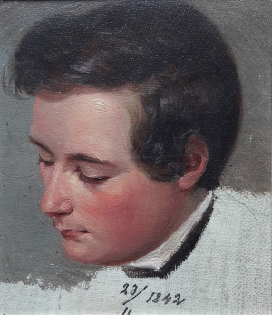 Georg Ludwig Kohlbacher (Selbstbildnis, 1842)