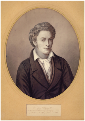 Eduard Rüppell im 30. Lebensjahr