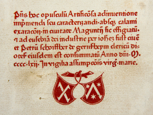 Druckersignet von Peter Schöffer