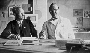 Herbert Skrebba (li.) und Willi Baumeister